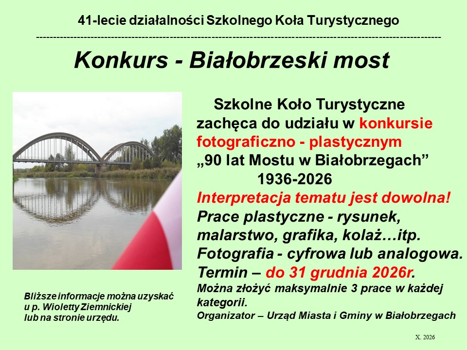 Konkurs - Białobrzeski most